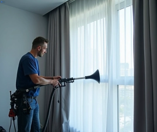 Professional commercial curtain cleaning process equipment Matty Curtain Cleaning staughton-vale-vic